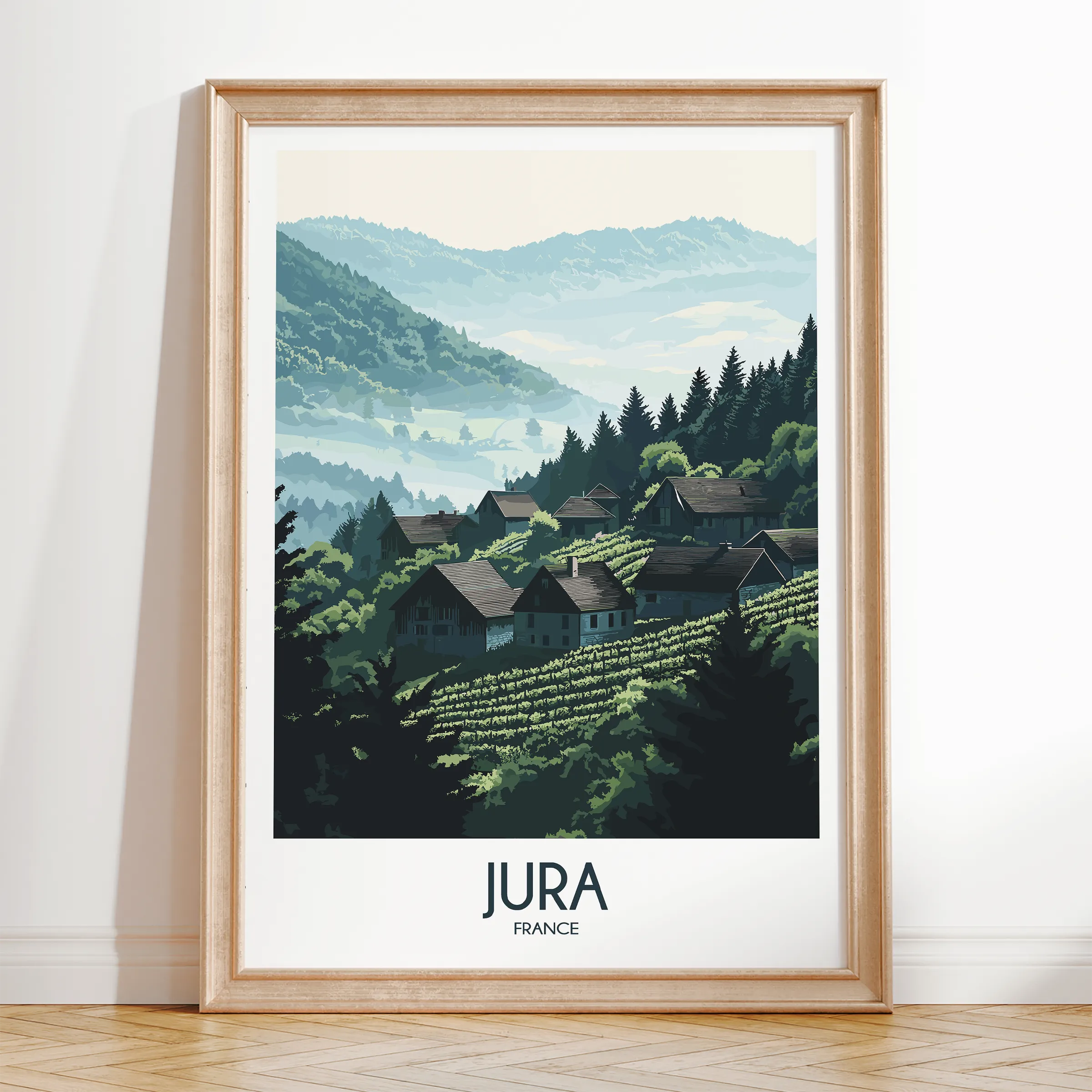 Jura Vintage Style Print