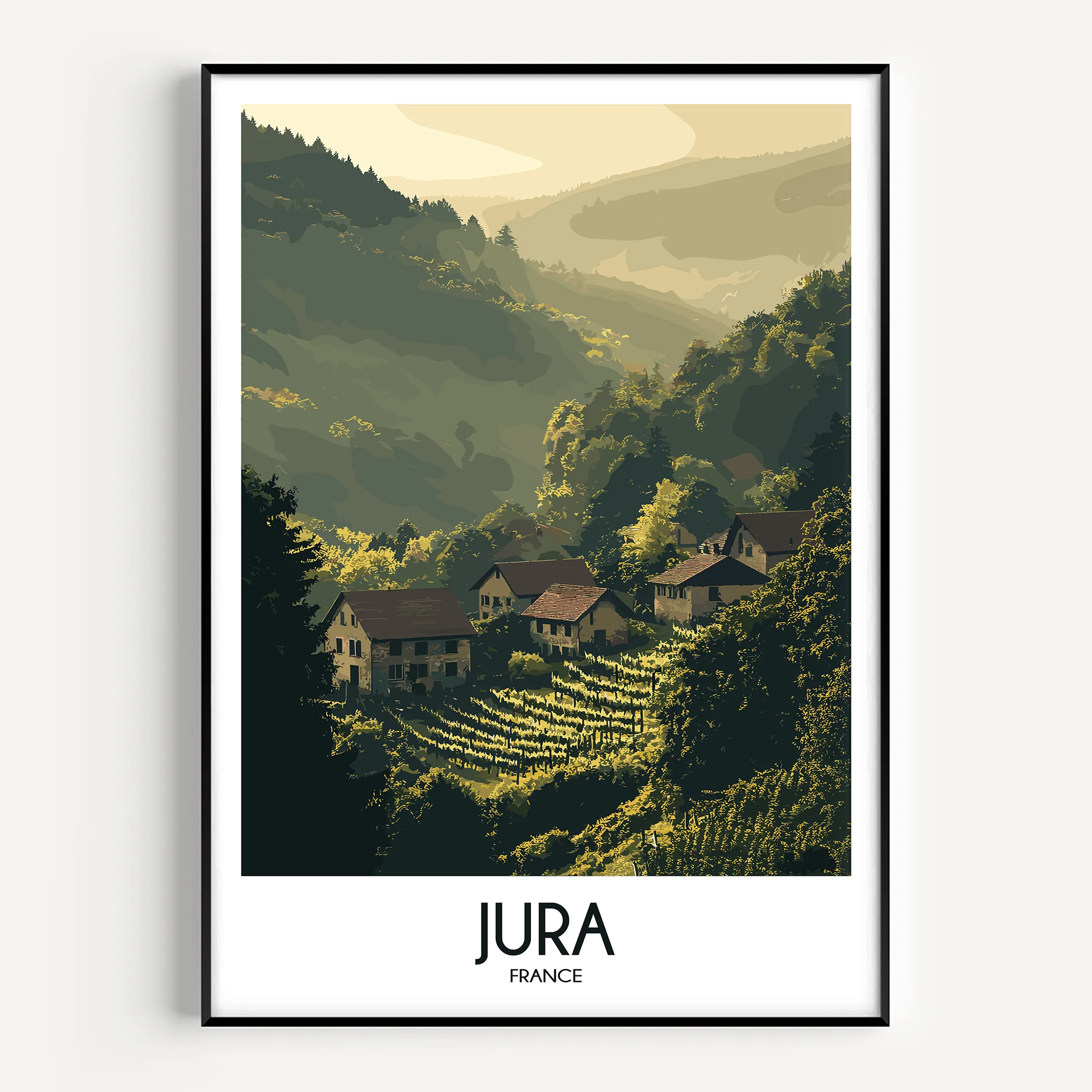 Jura Vintage Style Print