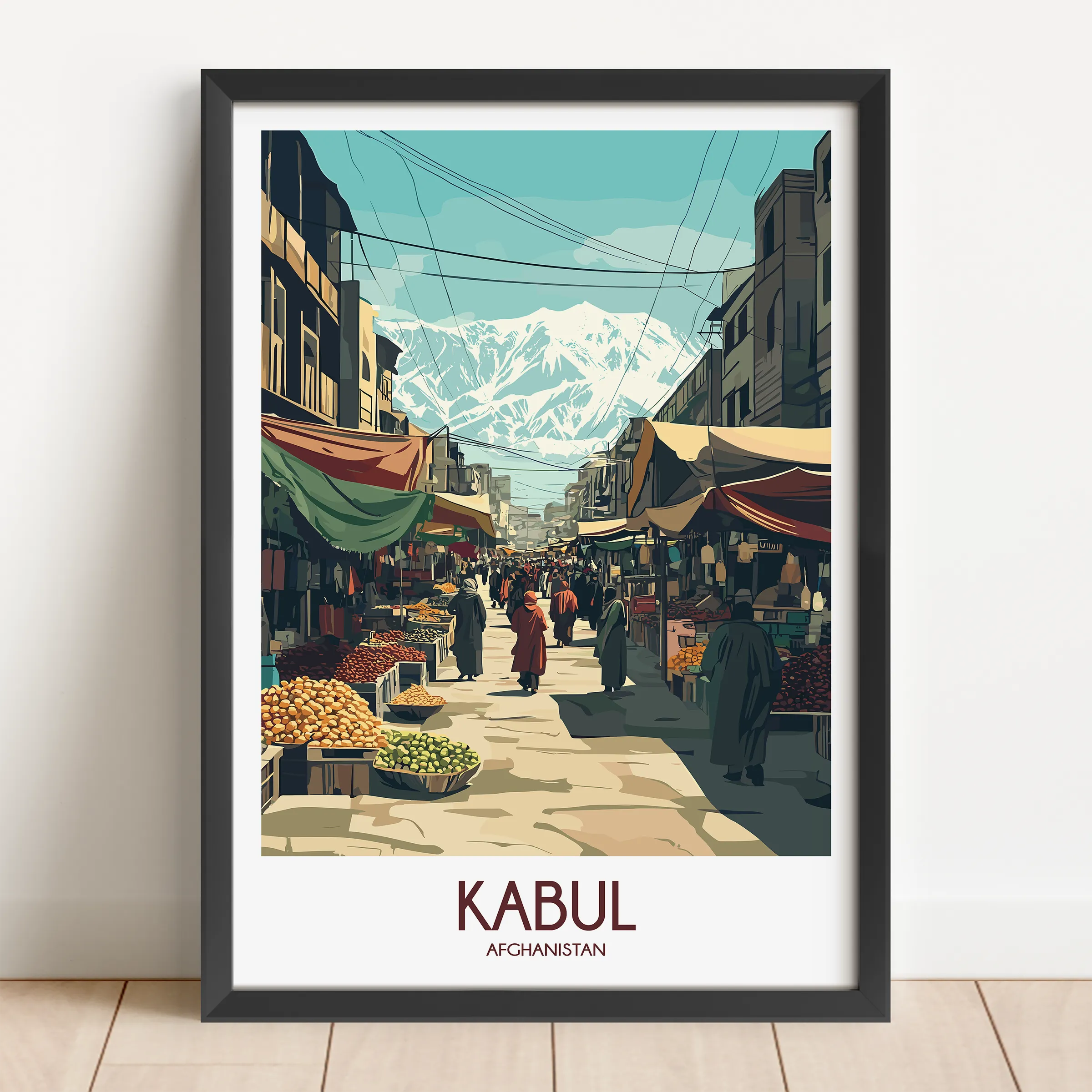 Kabul Minimalist Wall Art