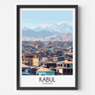 Kabul Retro Travel Illustration