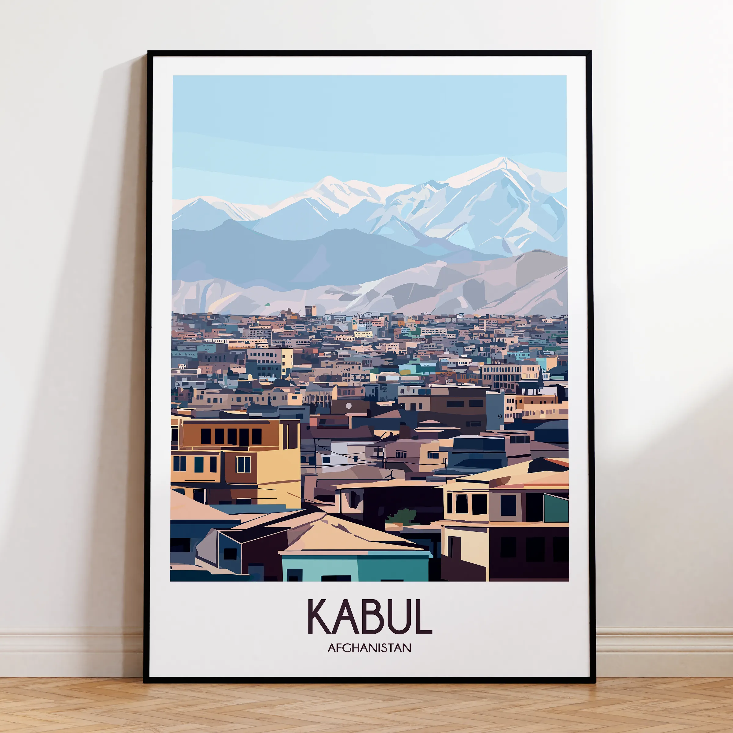 Kabul Scenic Landscape Art