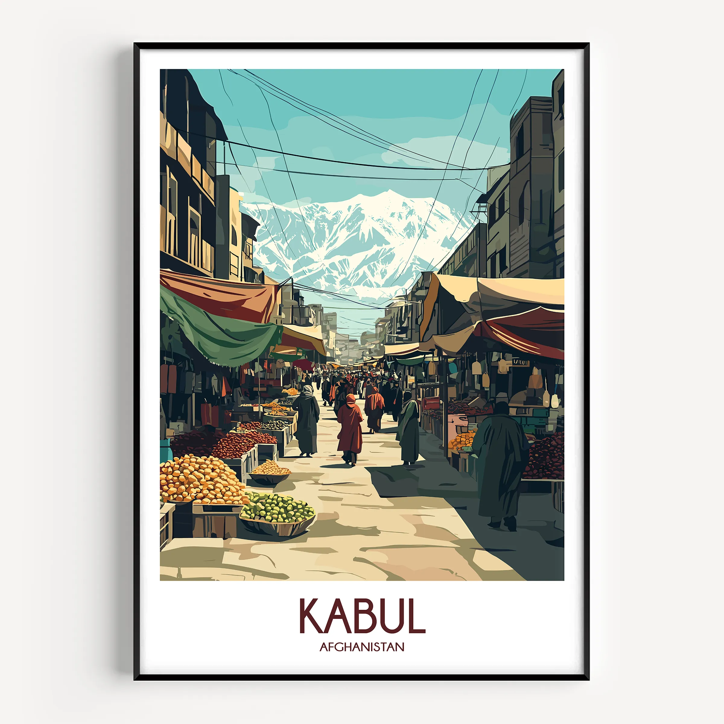 Kabul Souvenir Poster Print