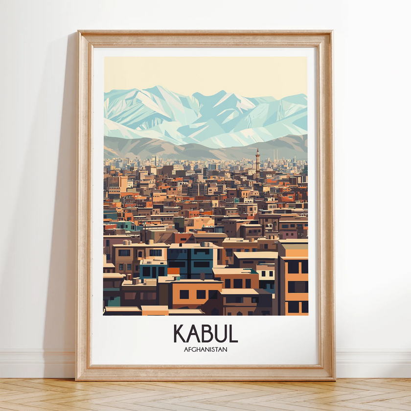 Kabul Vintage Style Print