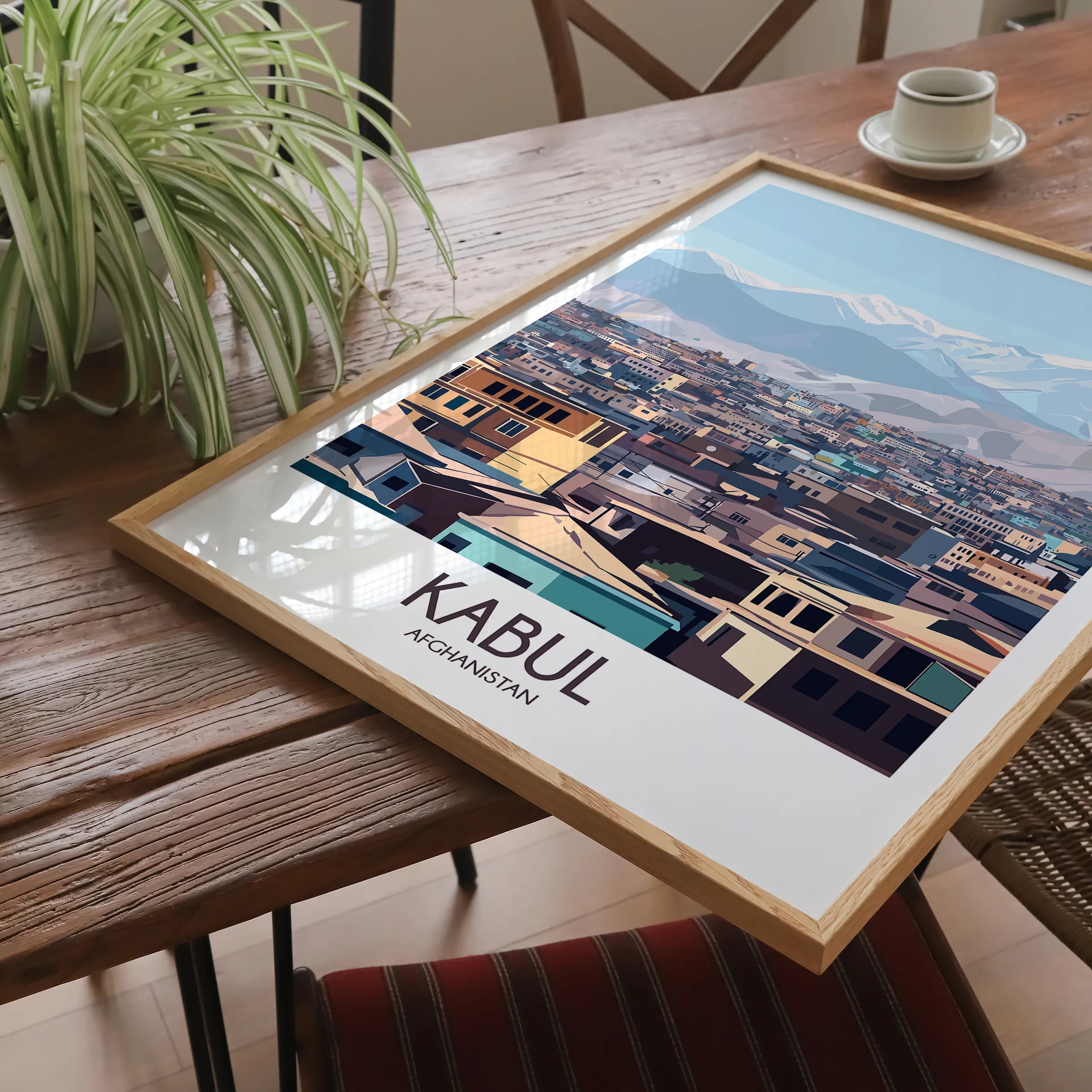 Kabul Vintage Style Print