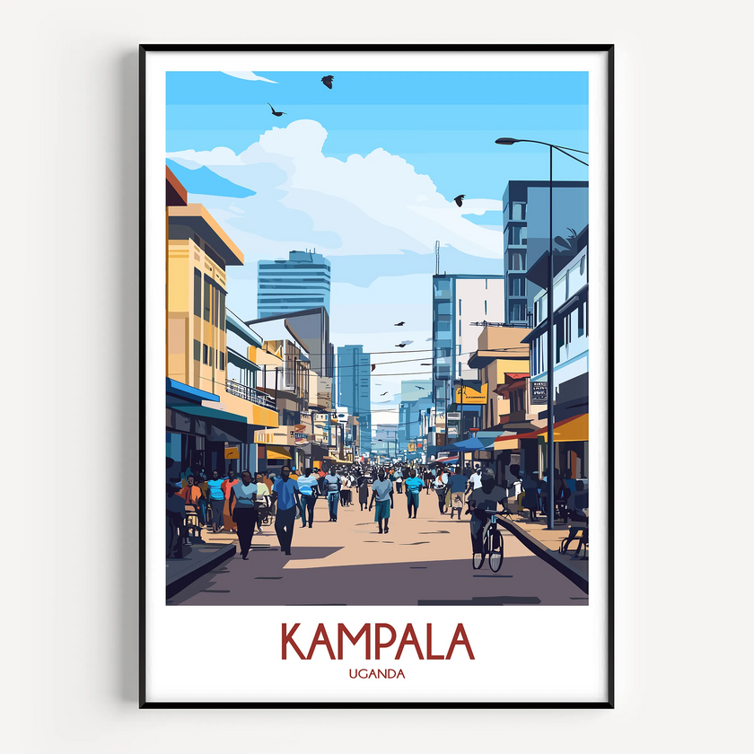 Kampala Destination Art Gift