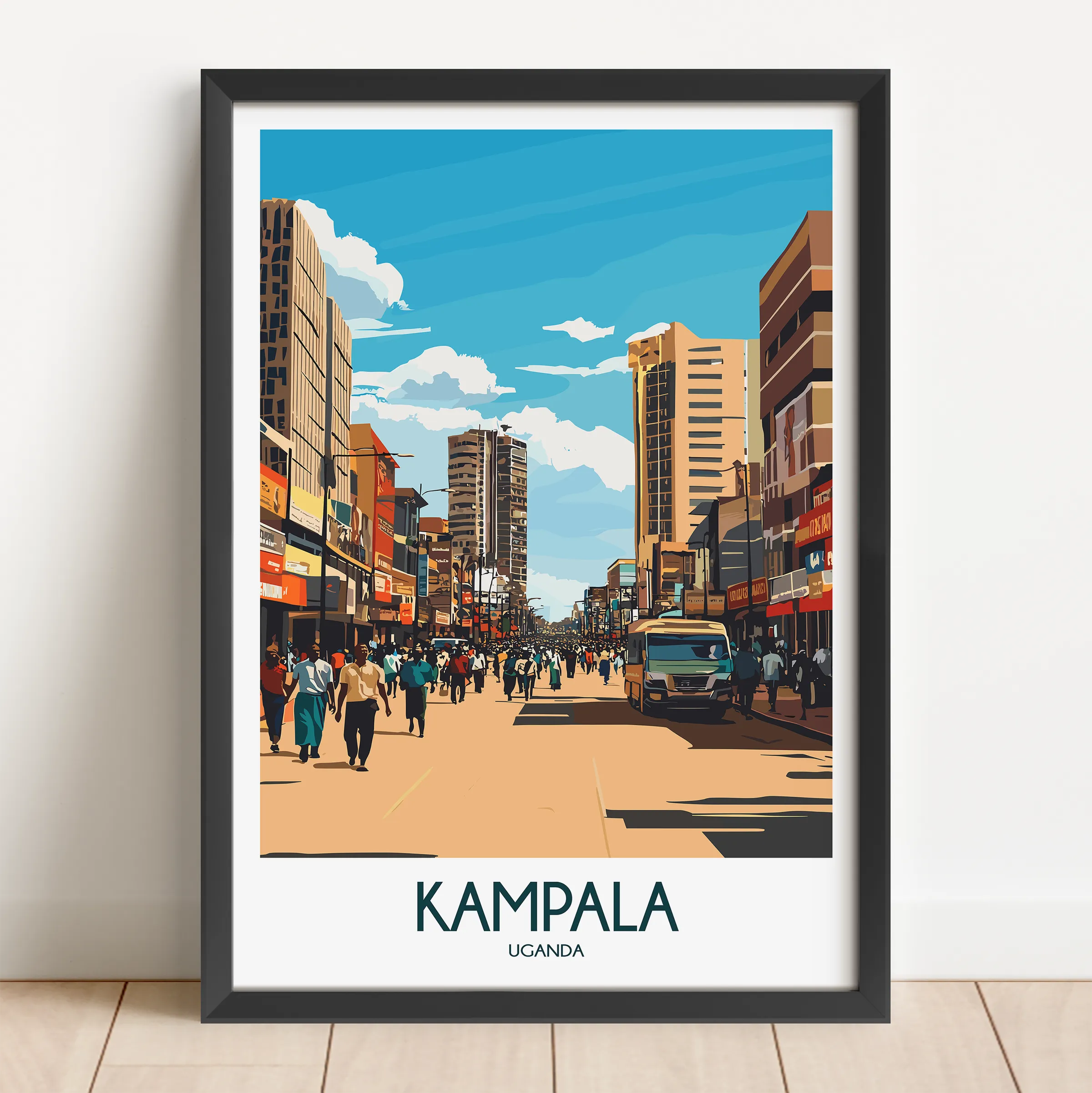 Kampala Minimalist Wall Art