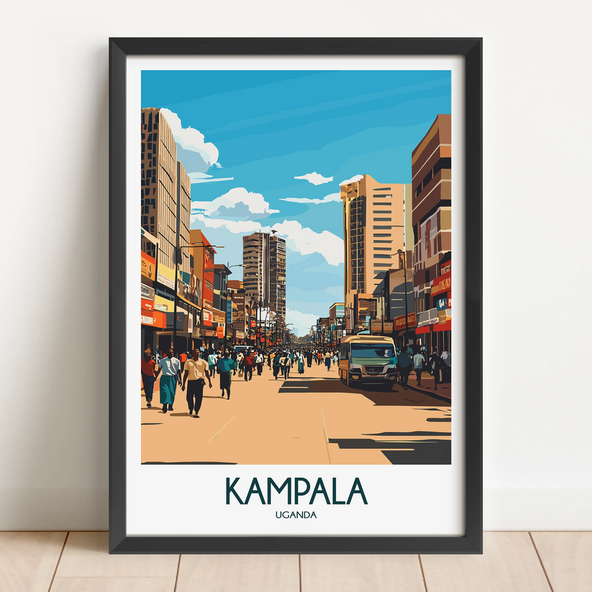 Kampala Minimalist Wall Art