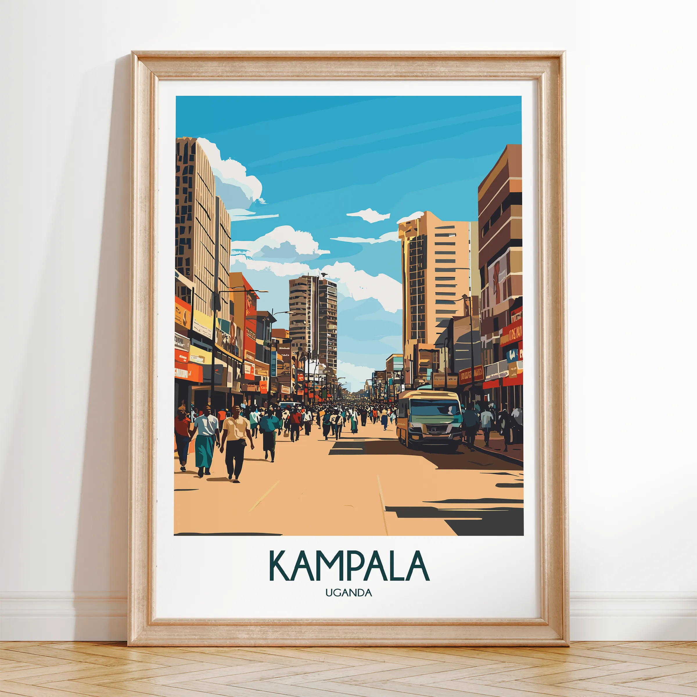 Kampala Scenic Landscape Art