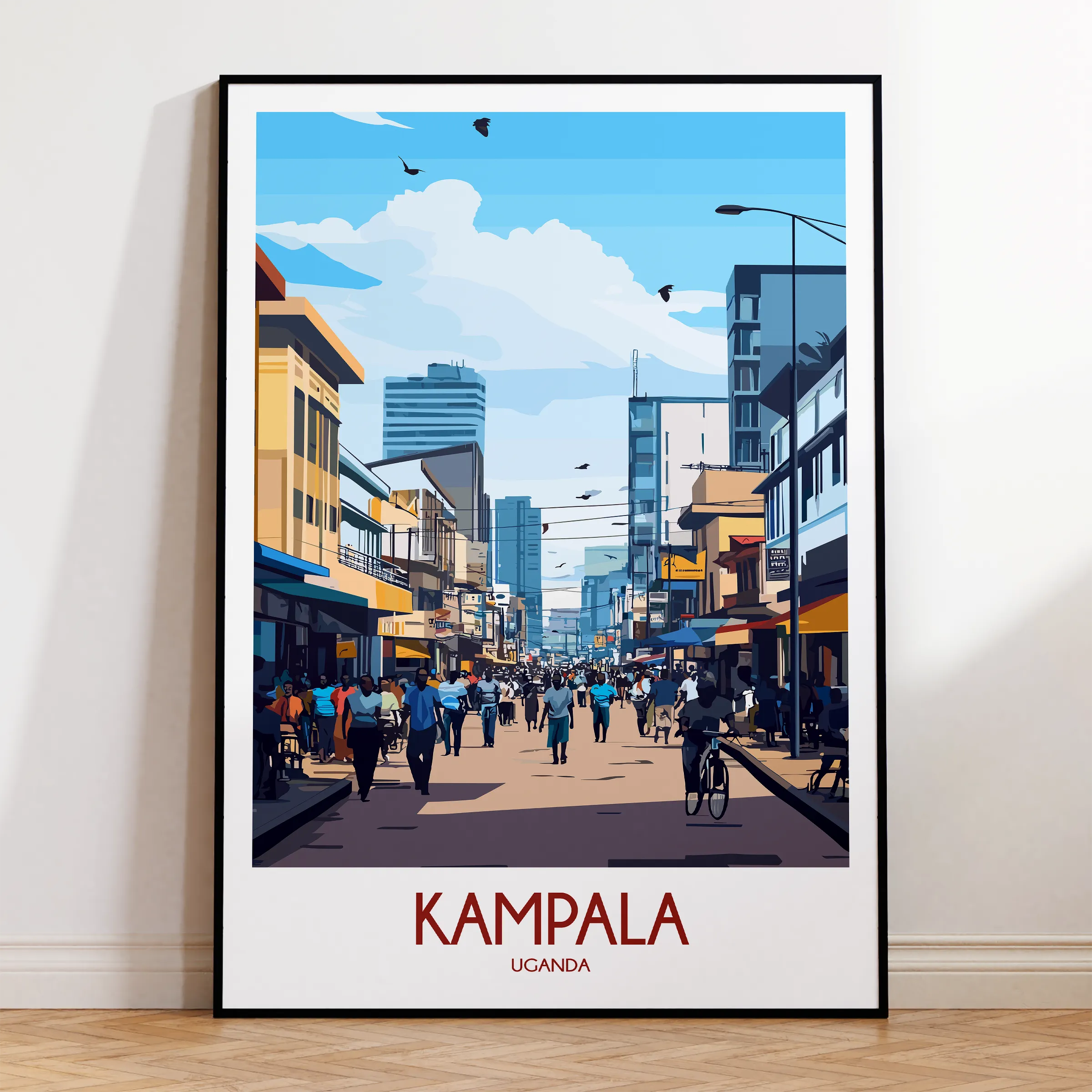 Kampala Scenic Landscape Art