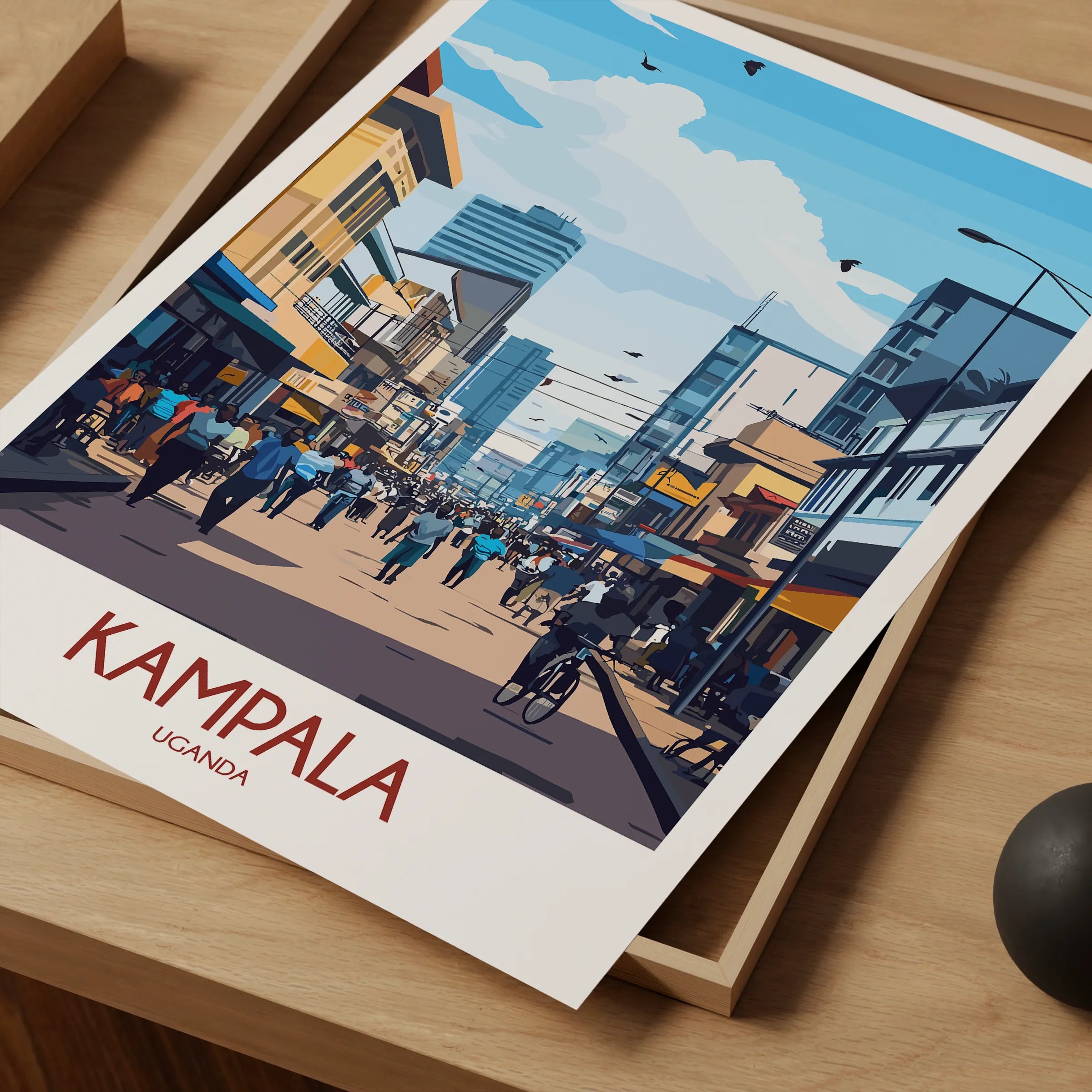 Kampala Souvenir Poster Print