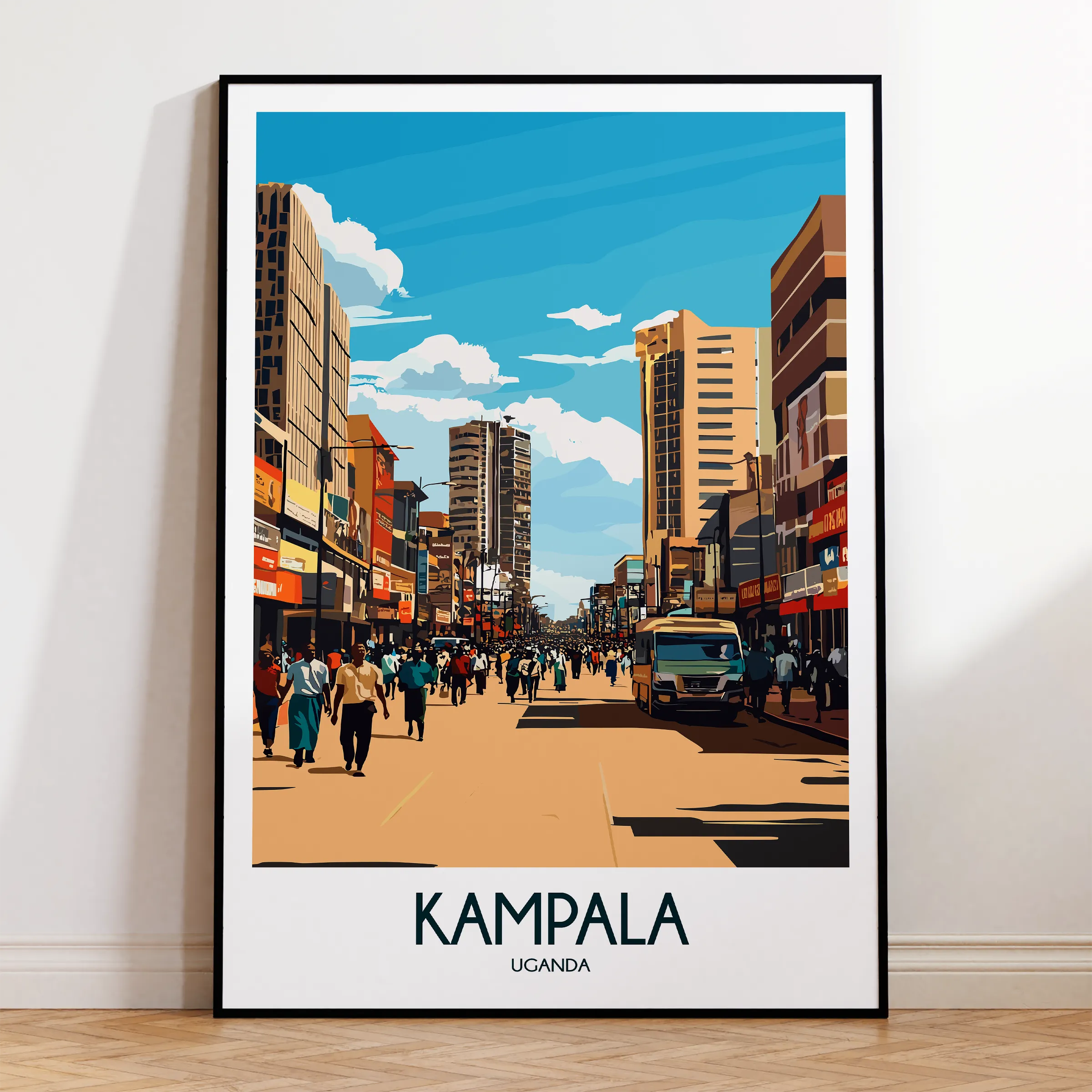 Kampala Souvenir Poster Print