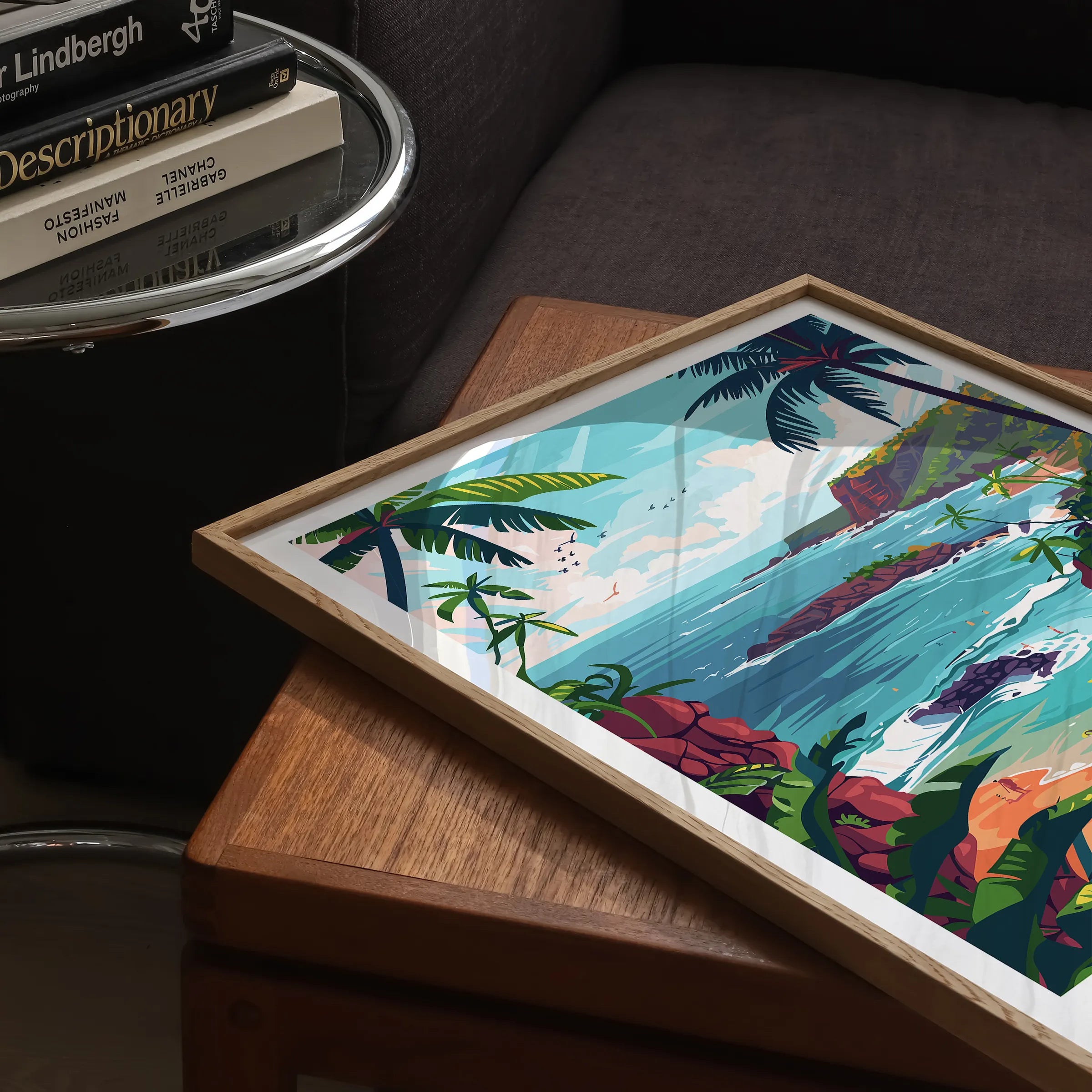 Kauai Modern Travel Poster
