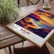 Kauai Modern Travel Poster