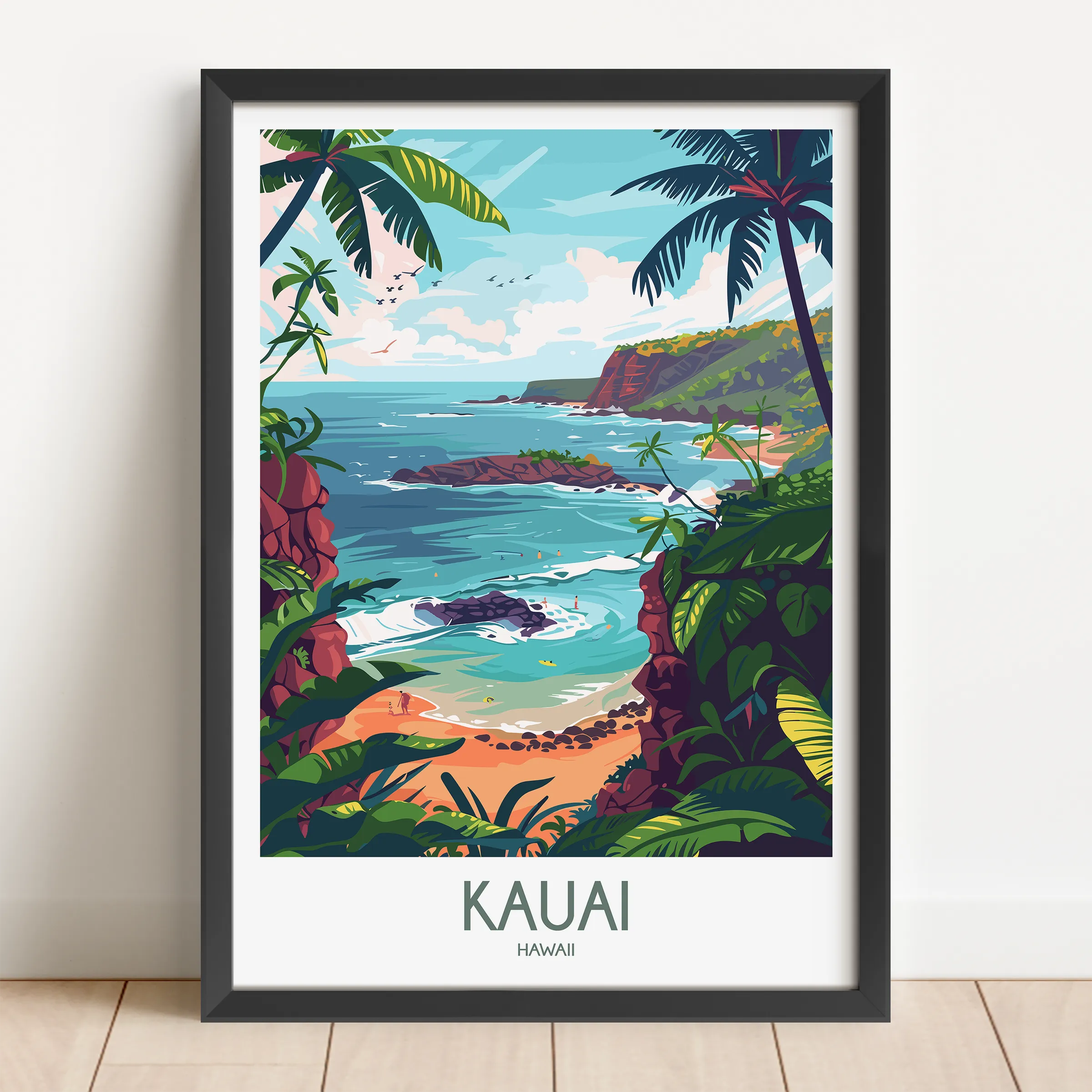 Kauai Souvenir Poster Print