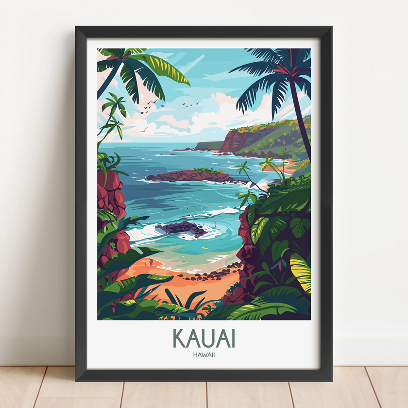 Kauai Souvenir Poster Print