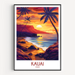 Kauai Vintage Style Print