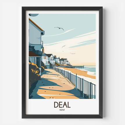 Kent Modern Travel Poster