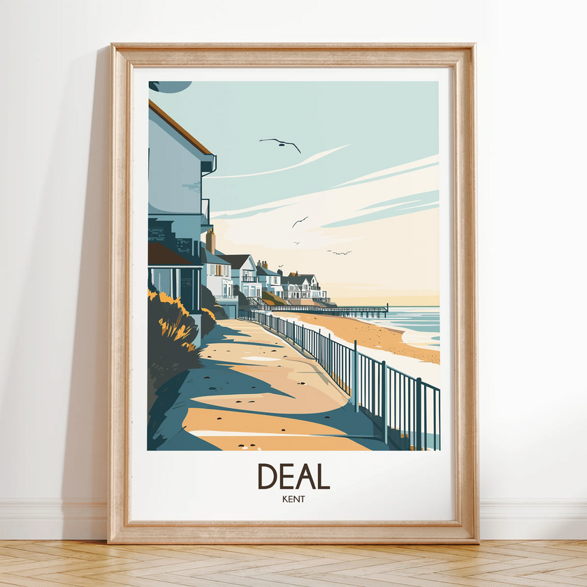Kent Retro Travel Illustration