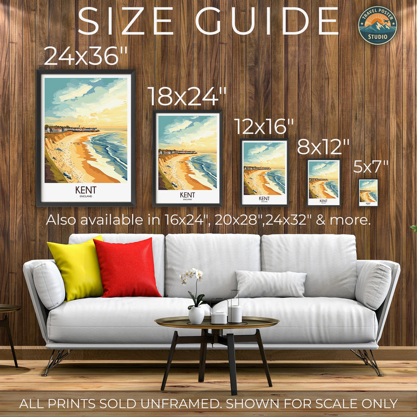 Kent Souvenir Poster Print