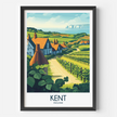 Kent Souvenir Poster Print