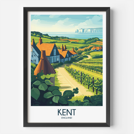 Kent Souvenir Poster Print