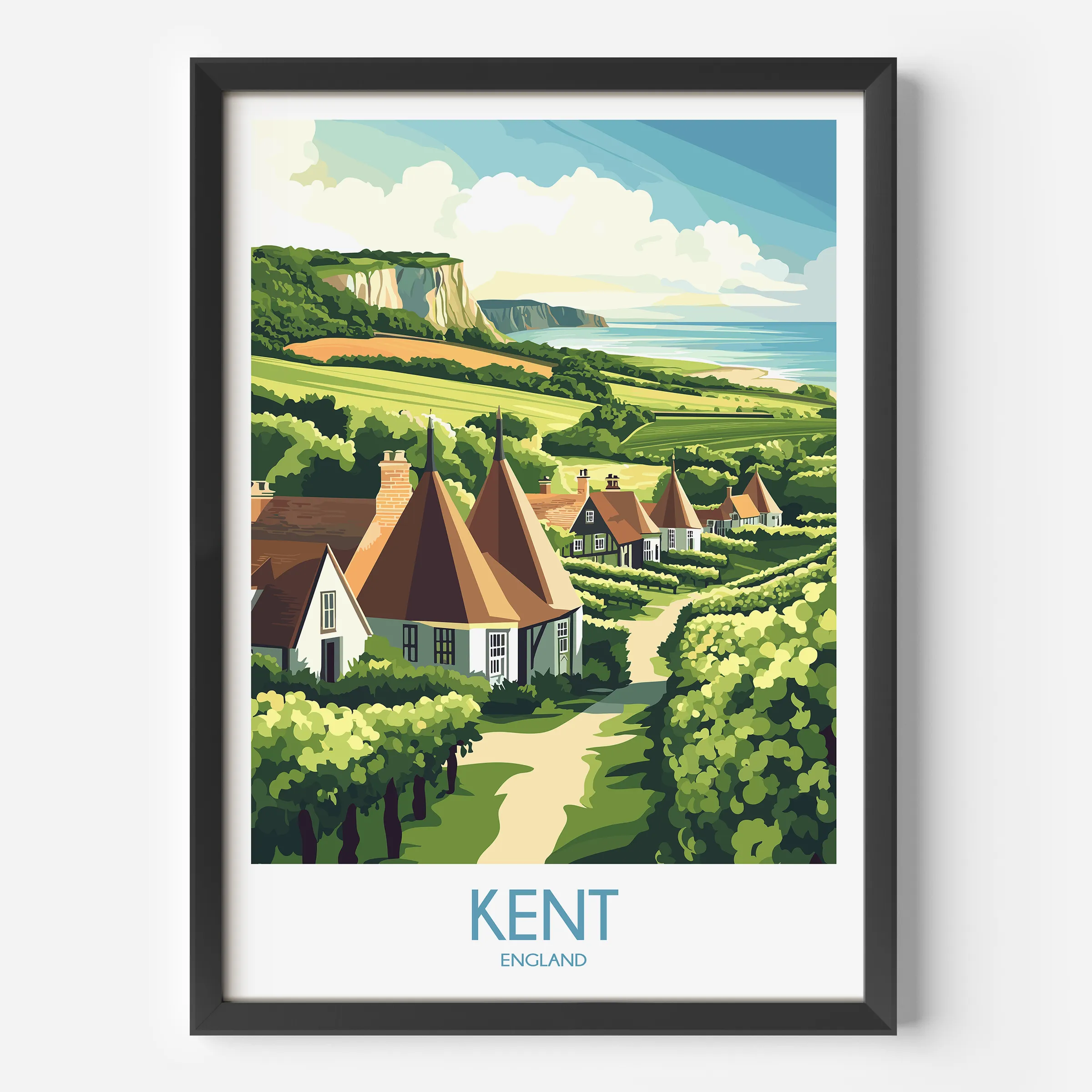 Kent Souvenir Poster Print