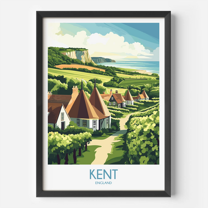 Kent Souvenir Poster Print