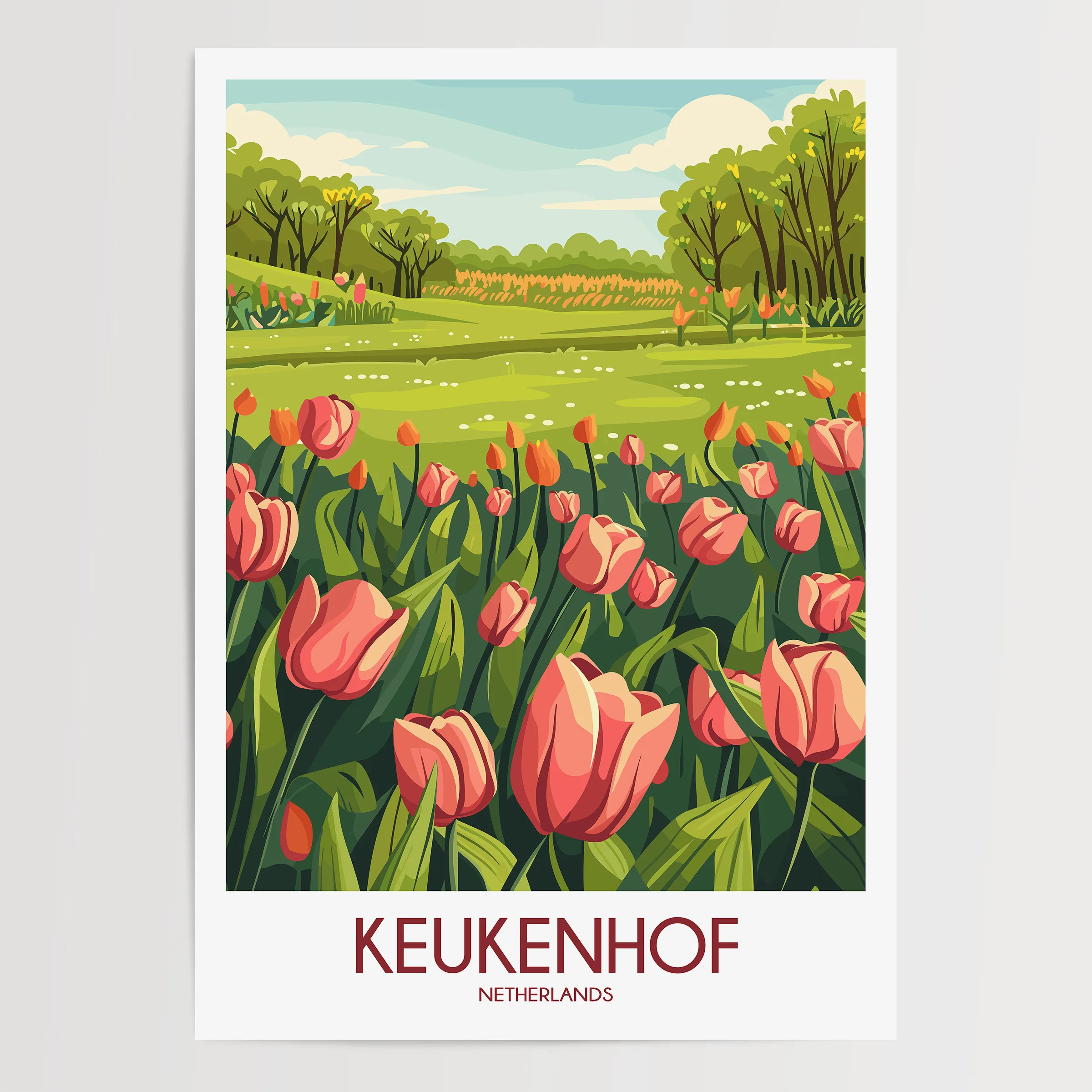 Keukenhof Home Office Decor