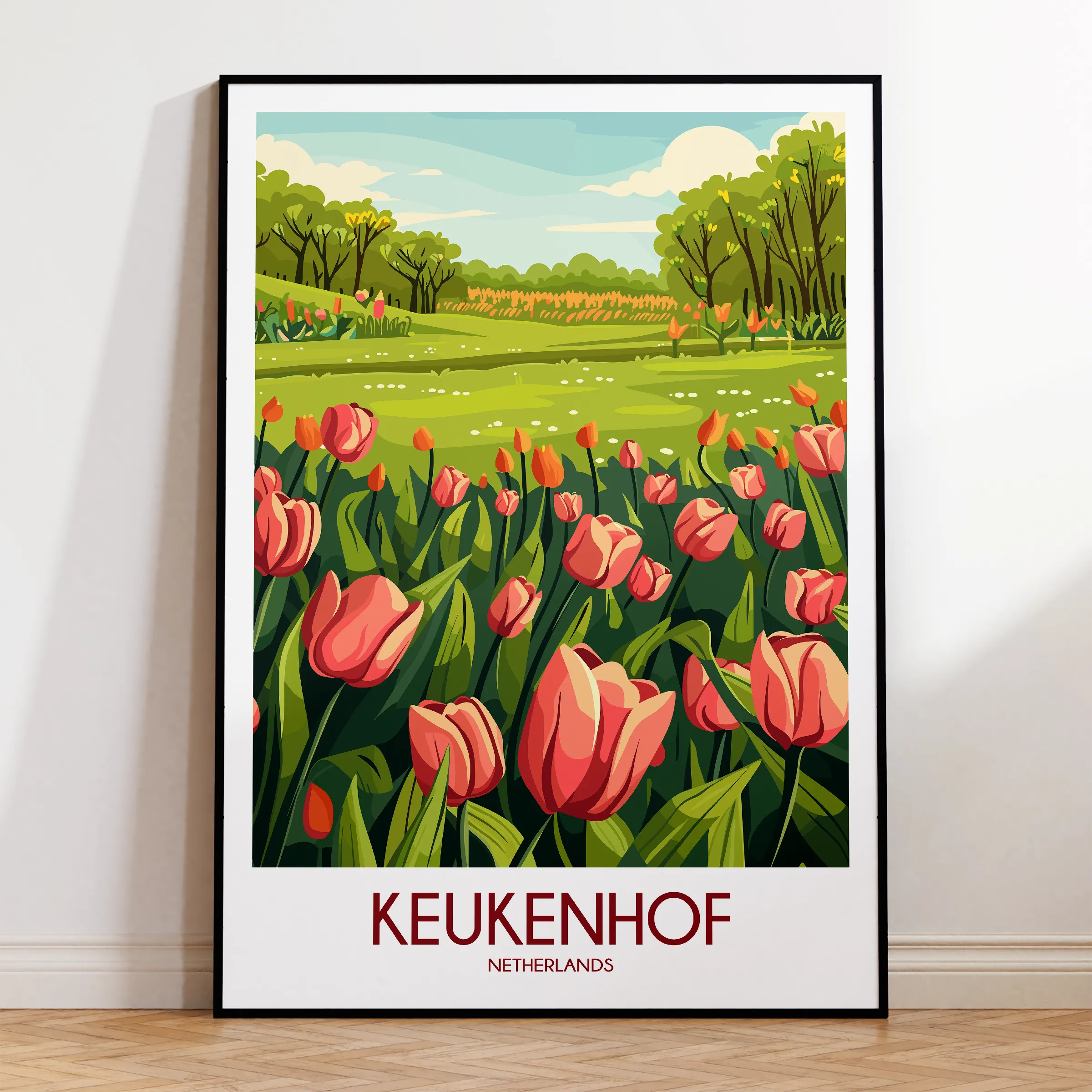 Keukenhof Scenic Landscape Art