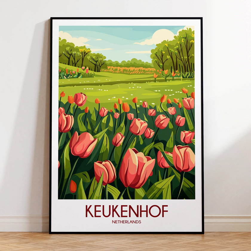 Keukenhof Vintage Style Print