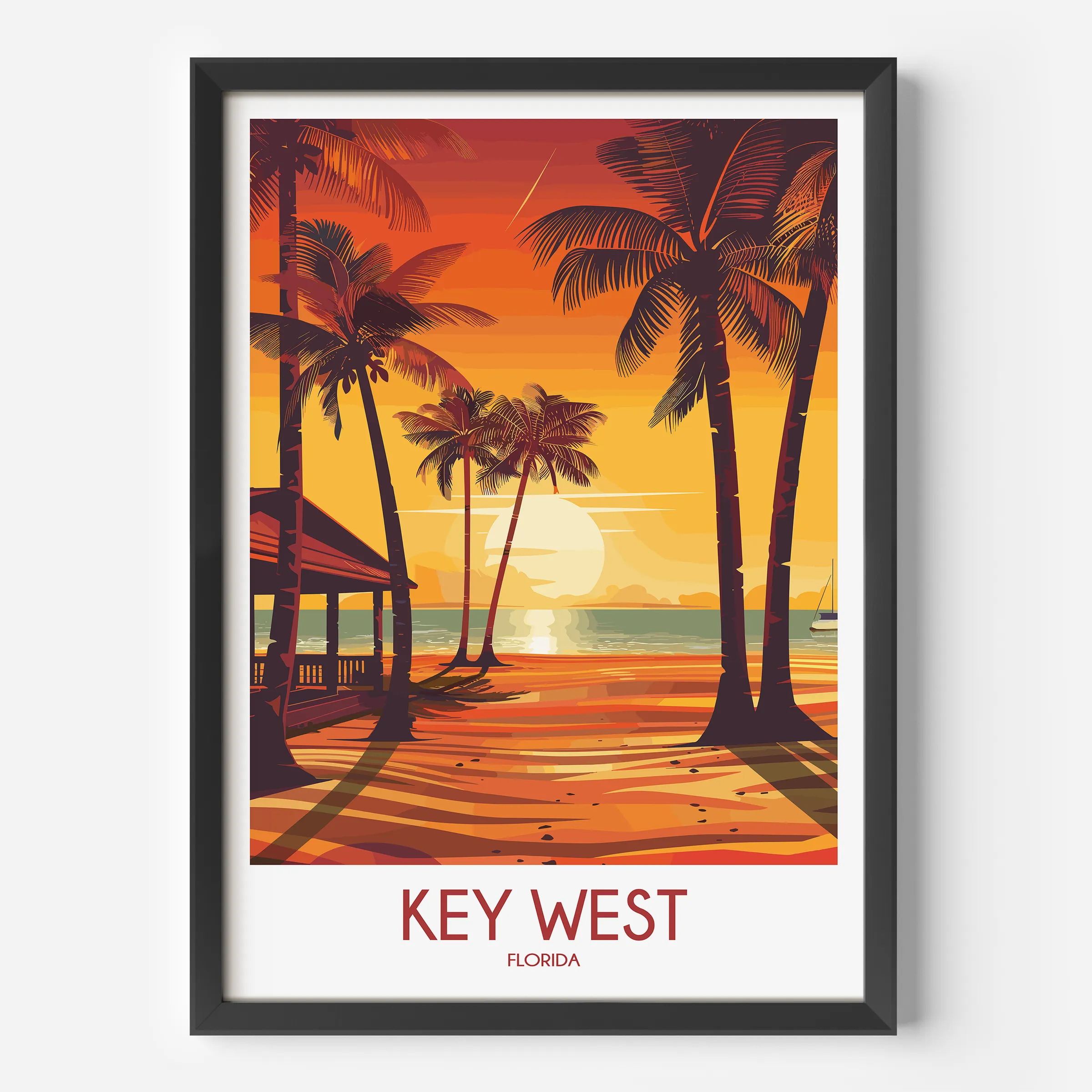 Key West Destination Art Gift
