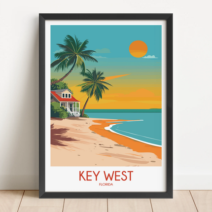 Key West Home Office Decor