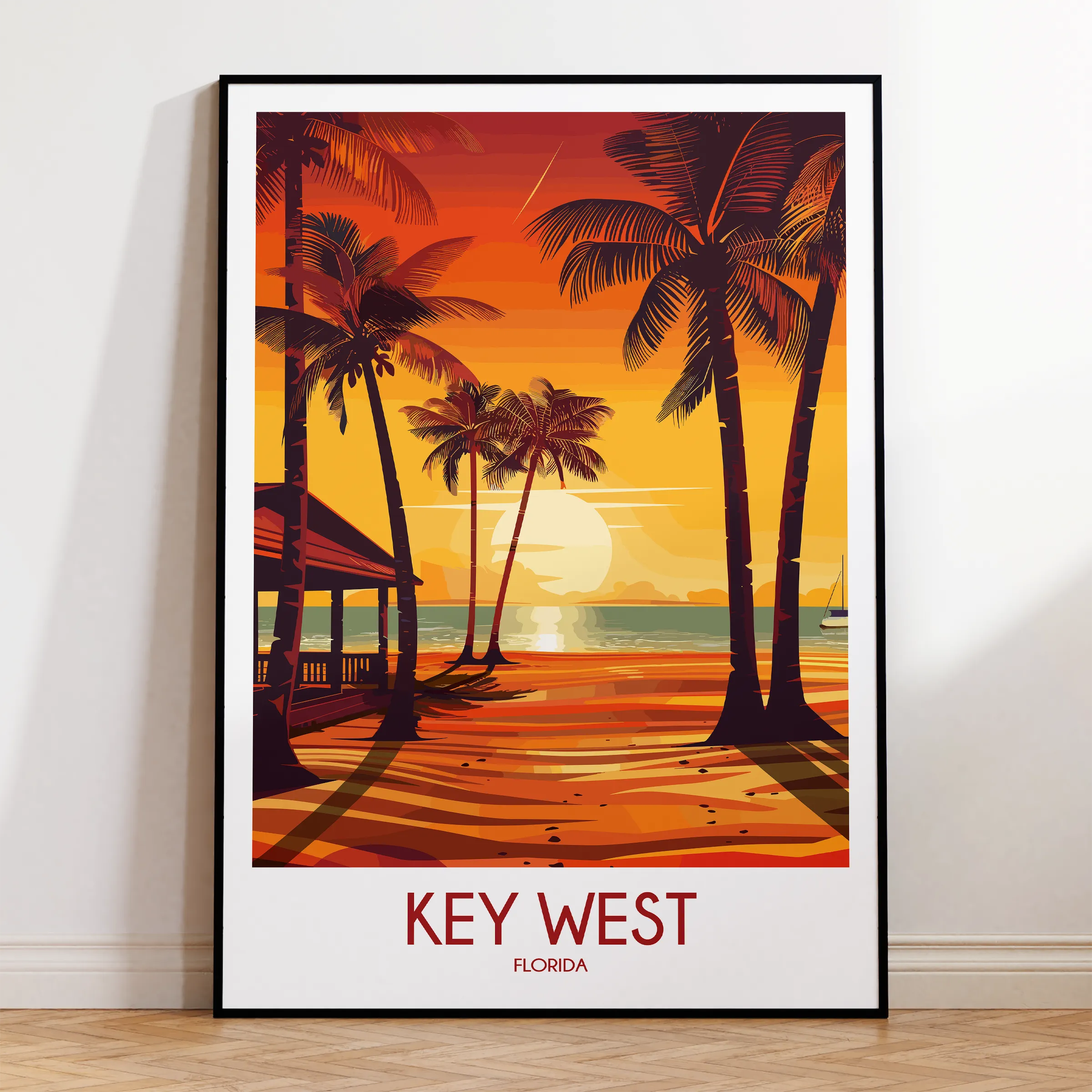 Key West Home Office Decor