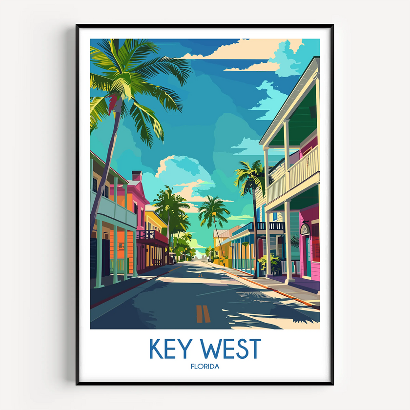 Key West Minimalist Wall Art