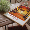 Key West Modern Travel Poster