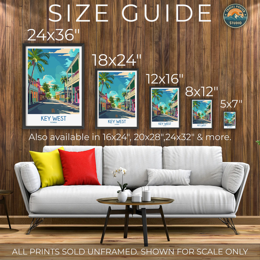 Key West Scenic Landscape Art