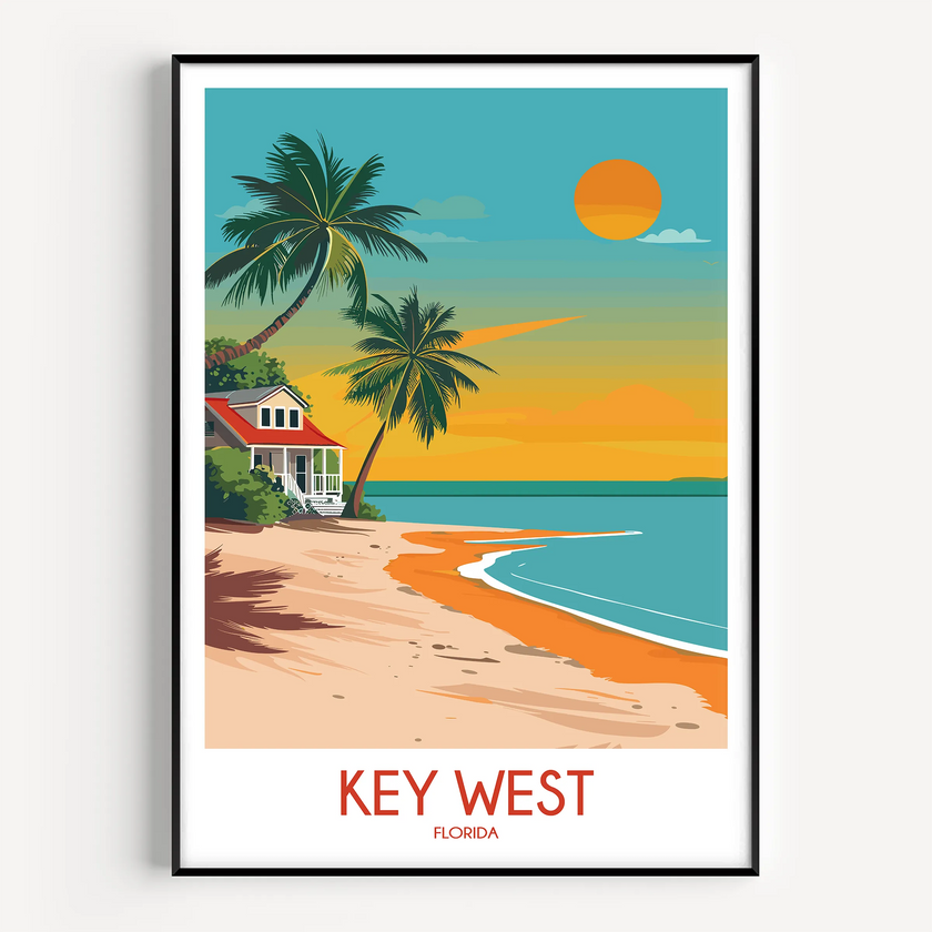 Key West Souvenir Poster Print