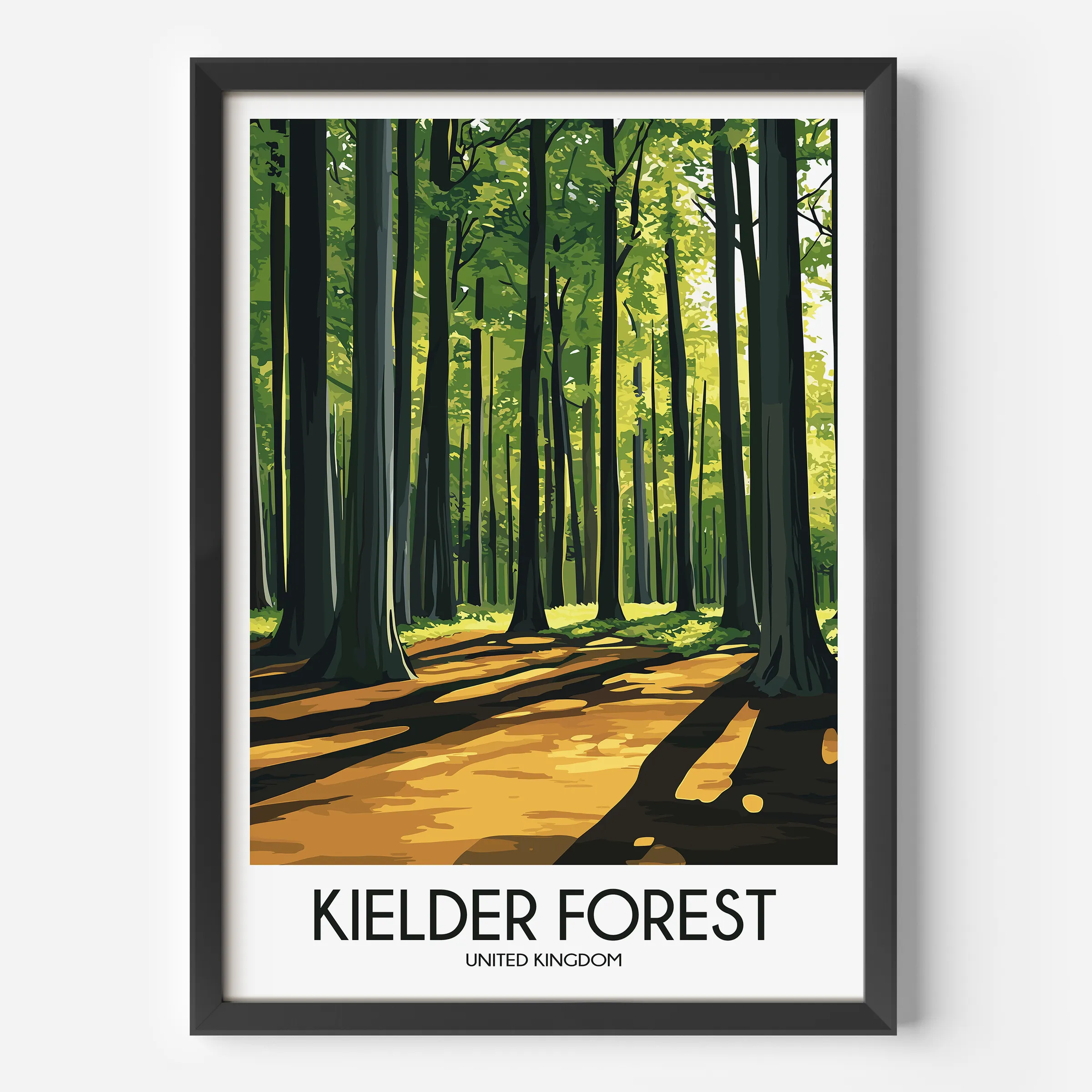 Kielder Forest Destination Art Gift