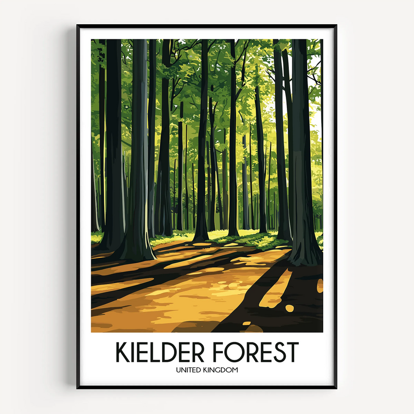 Kielder Forest Scenic Landscape Art