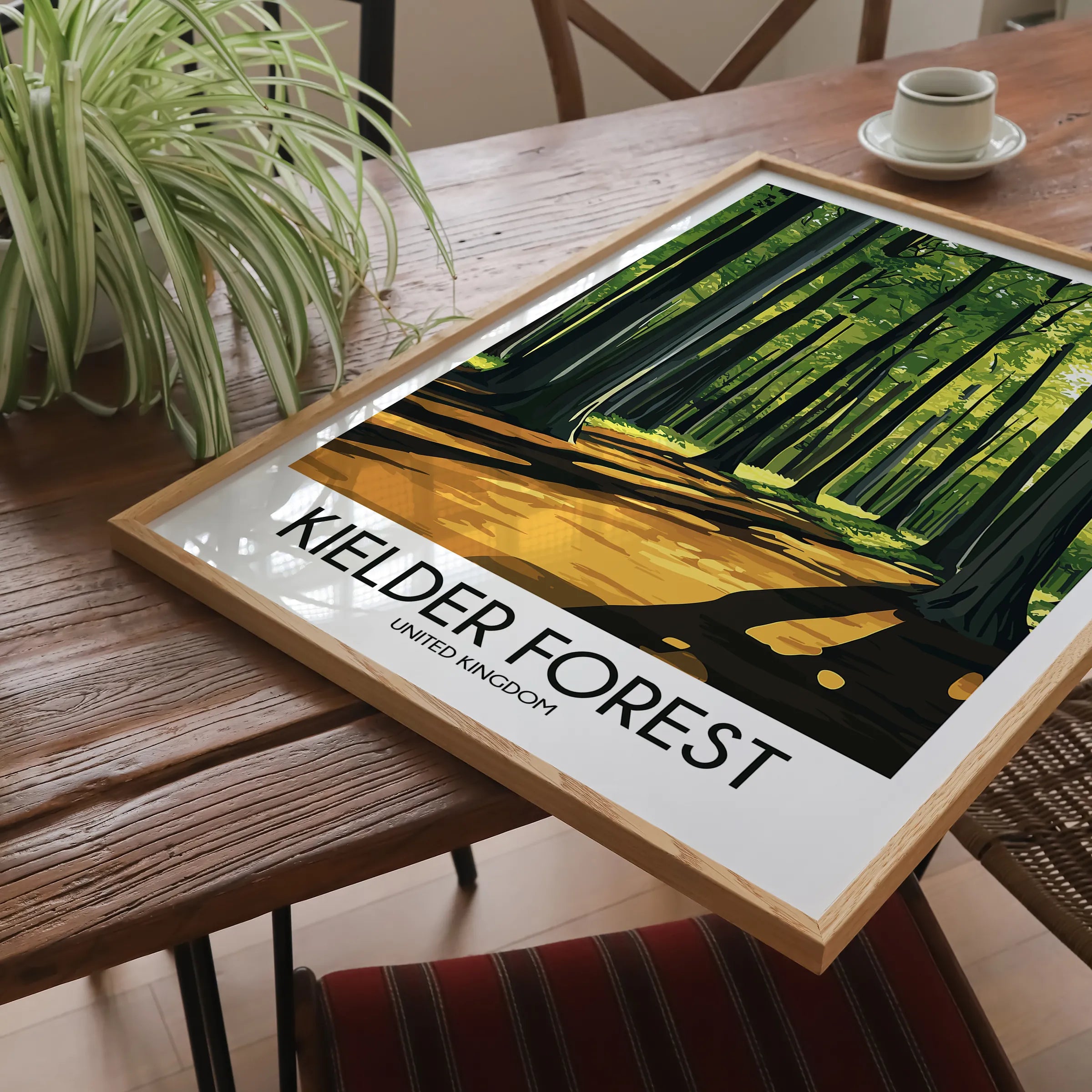 Kielder Forest Souvenir Poster Print