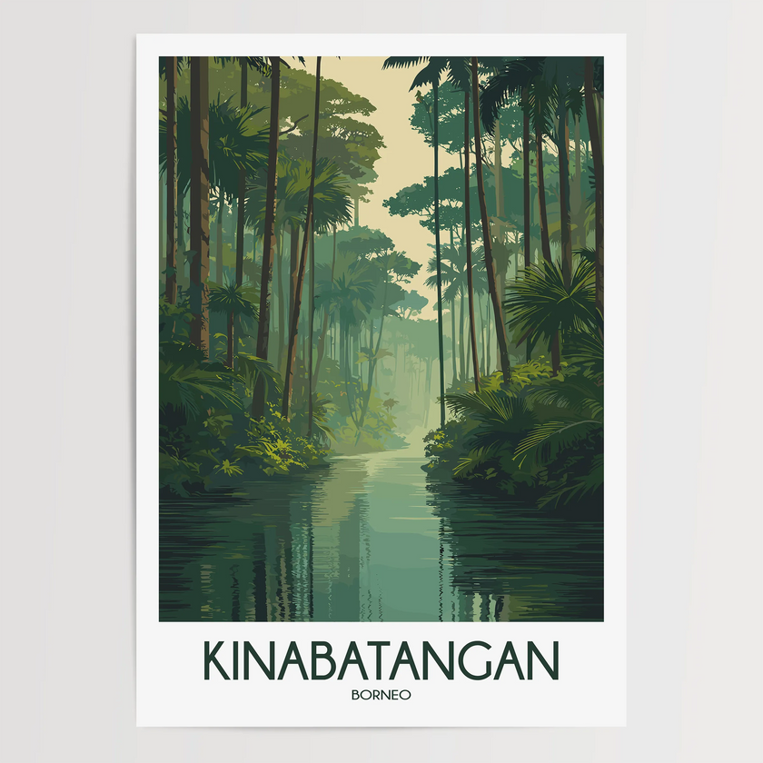 Kinabatangan Minimalist Wall Art