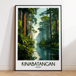 Kinabatangan River Souvenir Poster Print