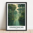 Kinabatangan Scenic Landscape Art