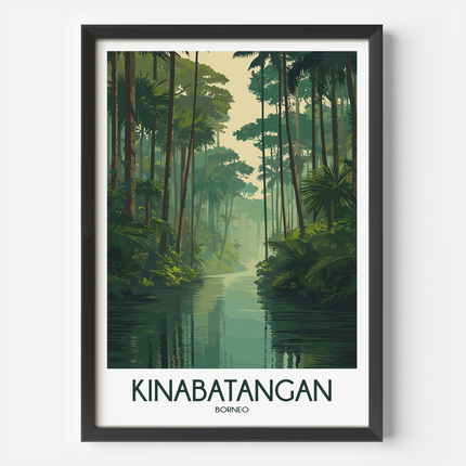 Kinabatangan Souvenir Poster Print