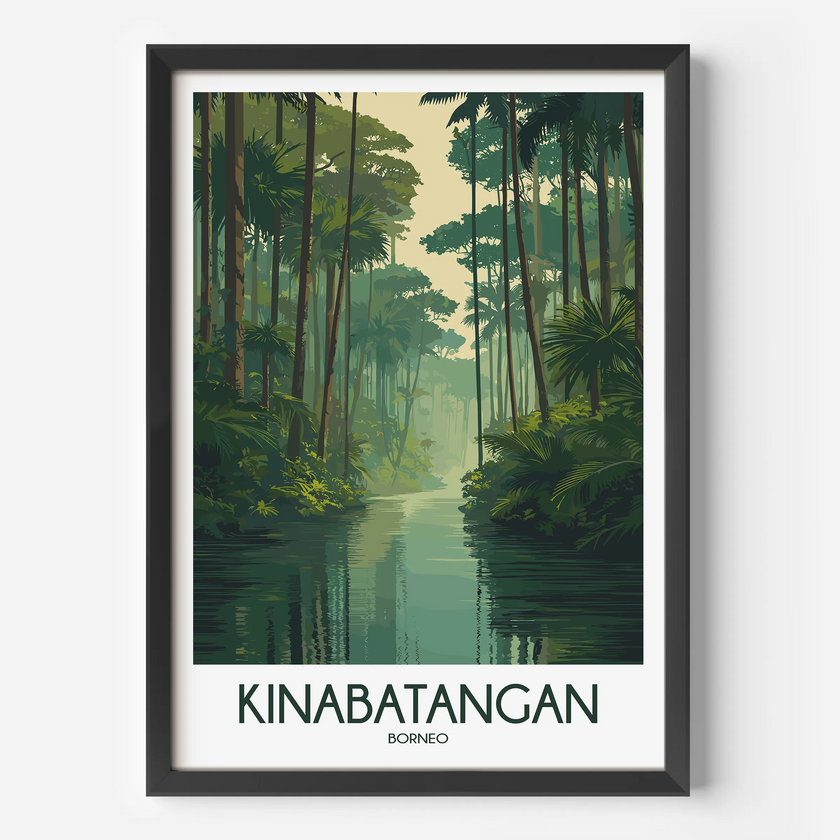 Kinabatangan Souvenir Poster Print