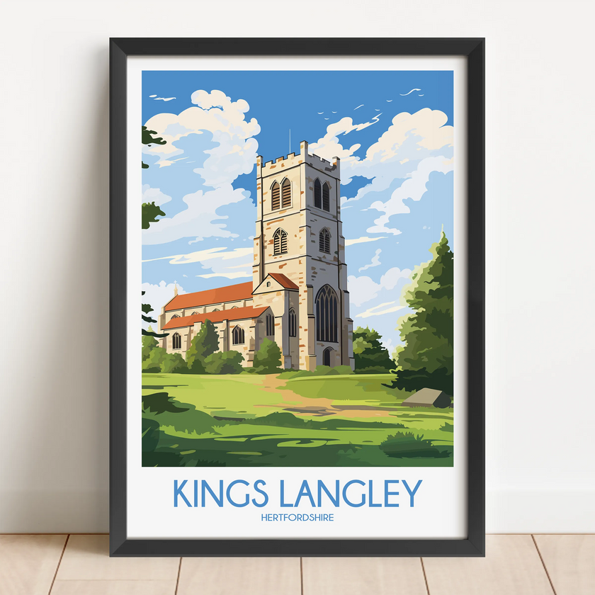 Kings Langley Destination Art Gift