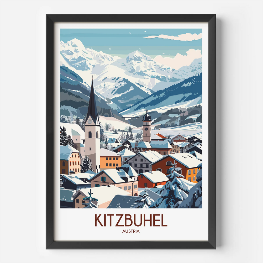 Kitzbuhel Destination Art Gift