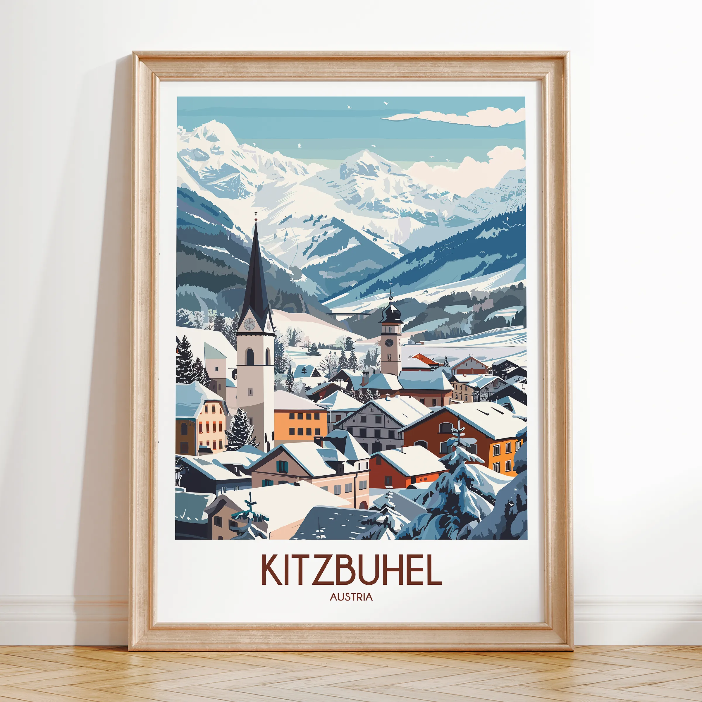 Kitzbuhel Souvenir Poster Print