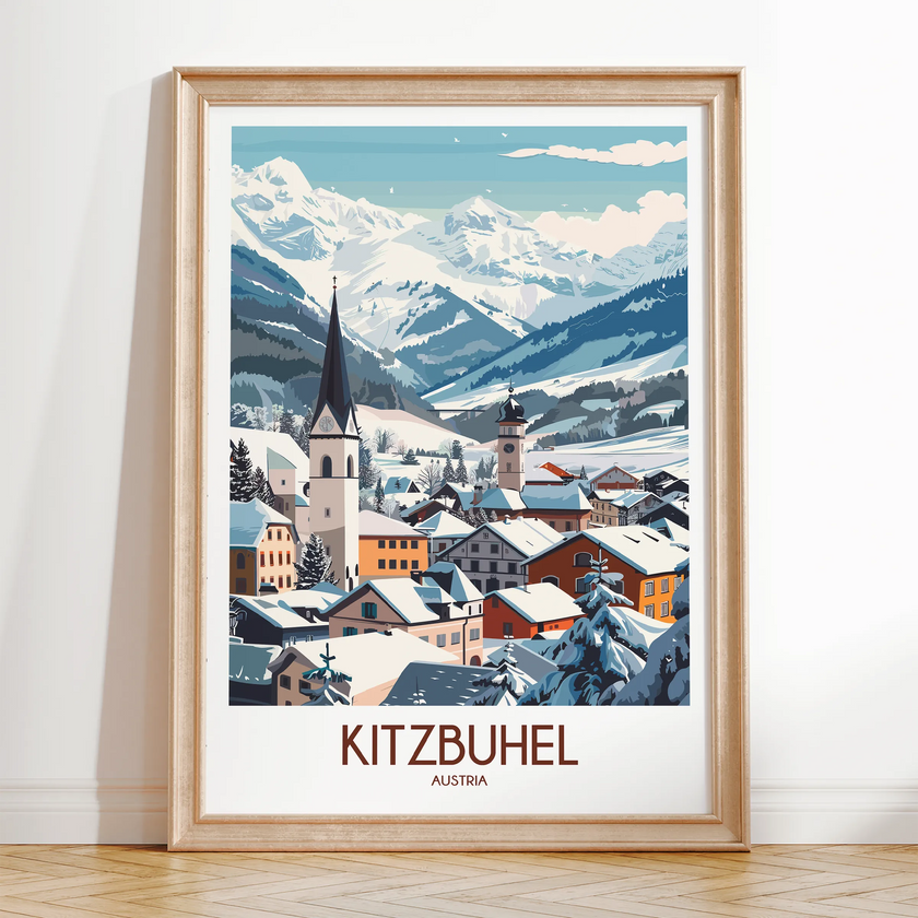 Kitzbuhel Souvenir Poster Print