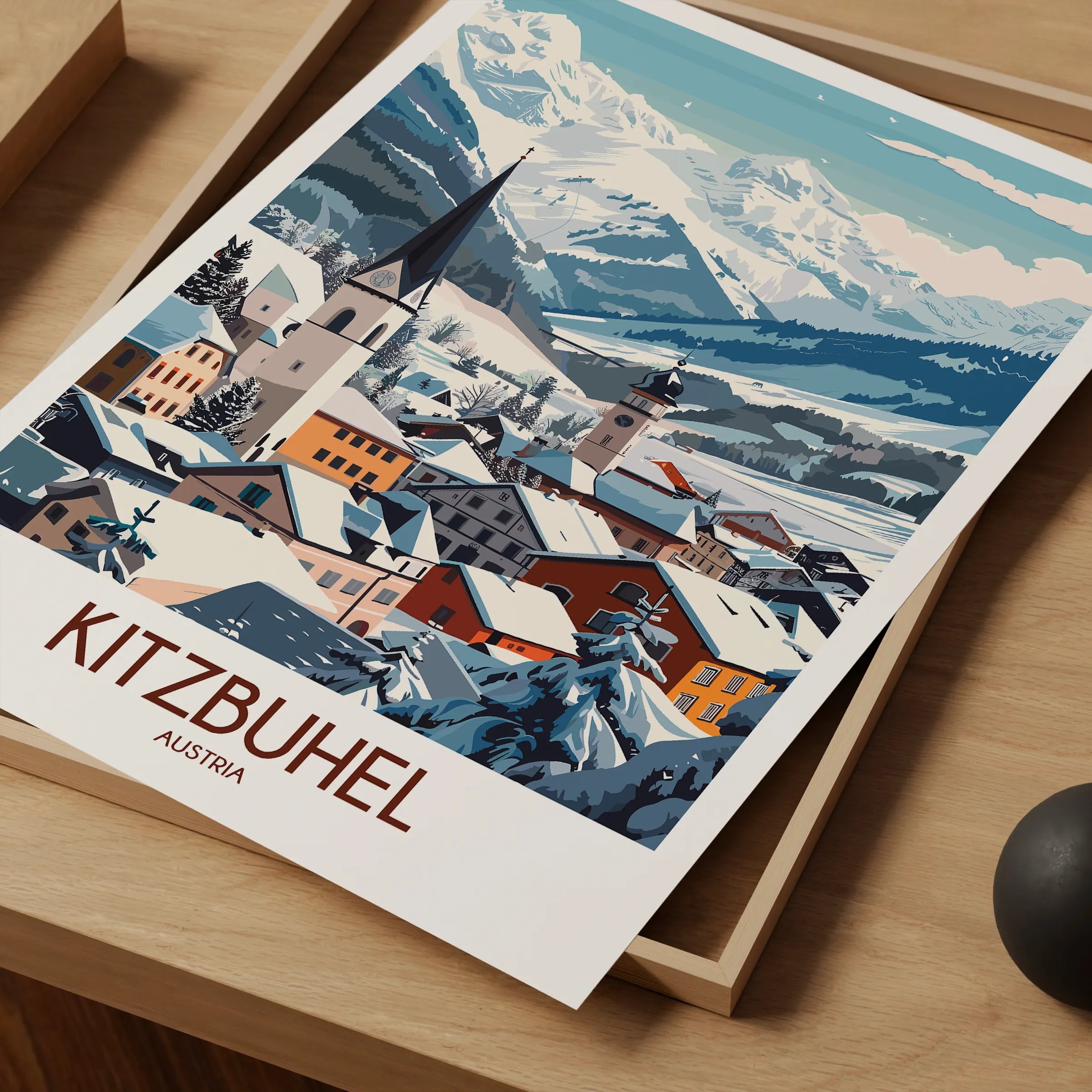 Kitzbuhel Vintage Style Print